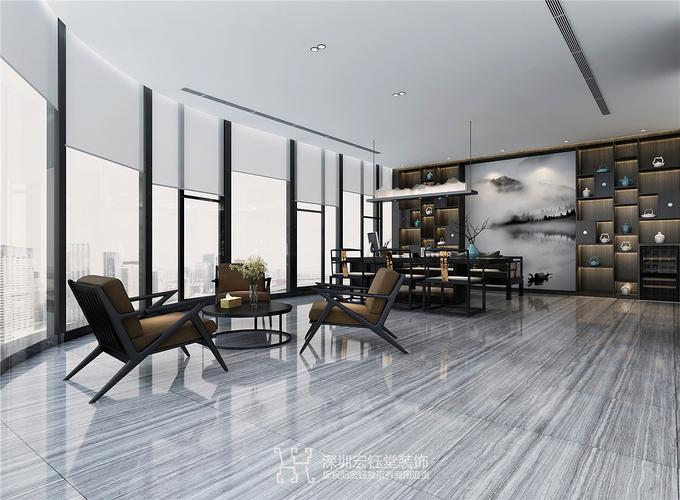 郑州工程公司中高端办公室装修实景图-宏钰堂装饰公司