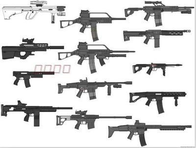 动漫兵器枪简笔画