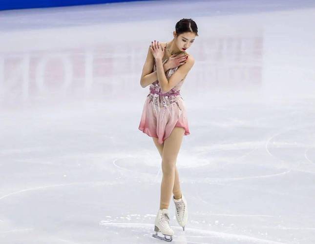 花样滑冰运动员陈虹伊在2020年世锦赛的比赛中为中国队获得女子单人
