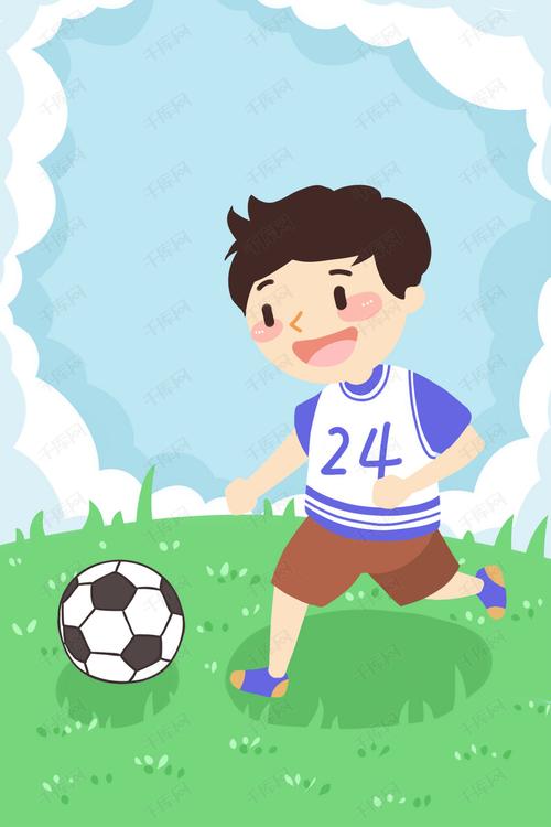 世界杯足球场踢足球背景图