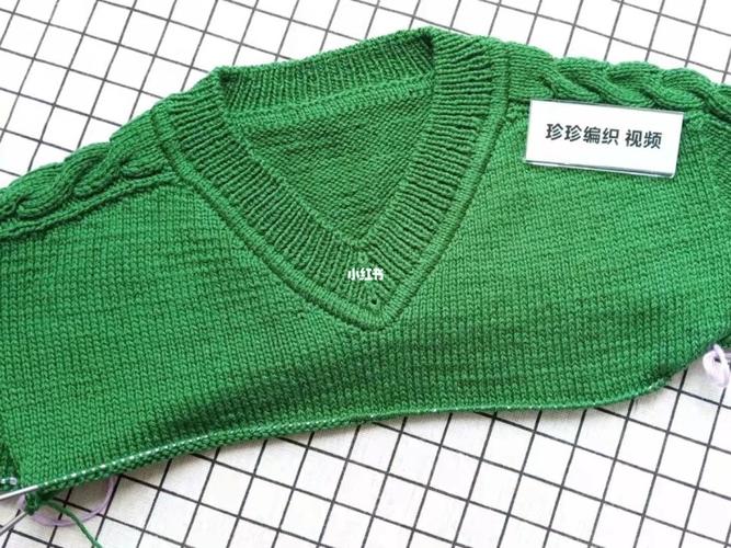 珍珍编织马鞍肩毛衣视频3_毛衣_编织_手工制作_日常穿