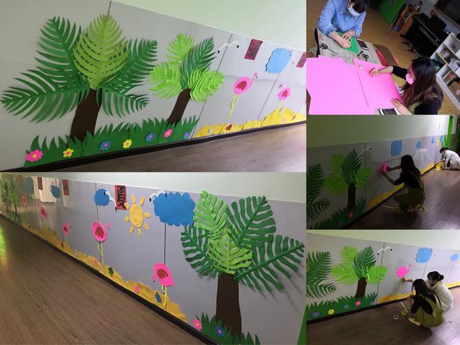 防疫有我,你我同行——开心森林幼儿园蓝天班组第二次消杀工作,环创