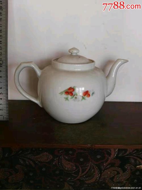 民国时期花卉茶壶_彩绘瓷/彩瓷_第3张_7788瓷器