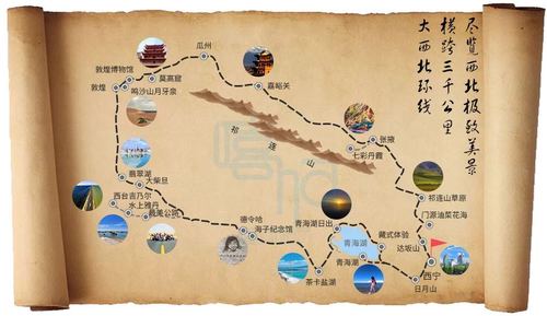 大西北自驾环线