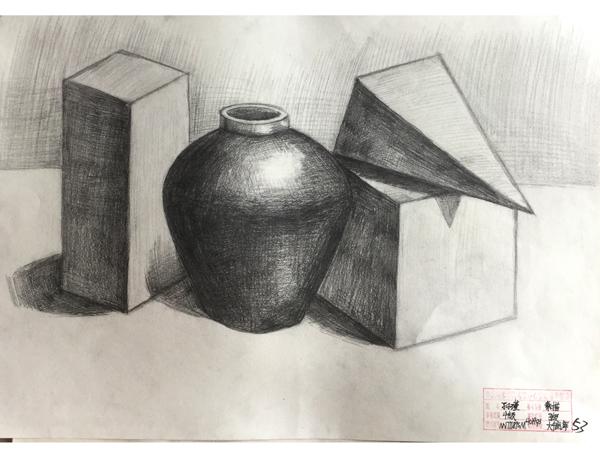 素描(四)_作品展示_中国美术学院社会美术水平考级