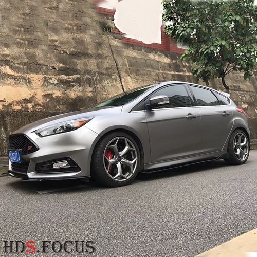 新福克斯改装st大包围12-17-18款两厢前杠尾翼侧裙排气管后唇配件