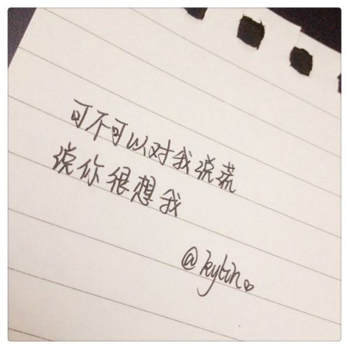 原创手写之小资情调——by kylin 微博@哥嫂是真爱-kylin【手写 句子