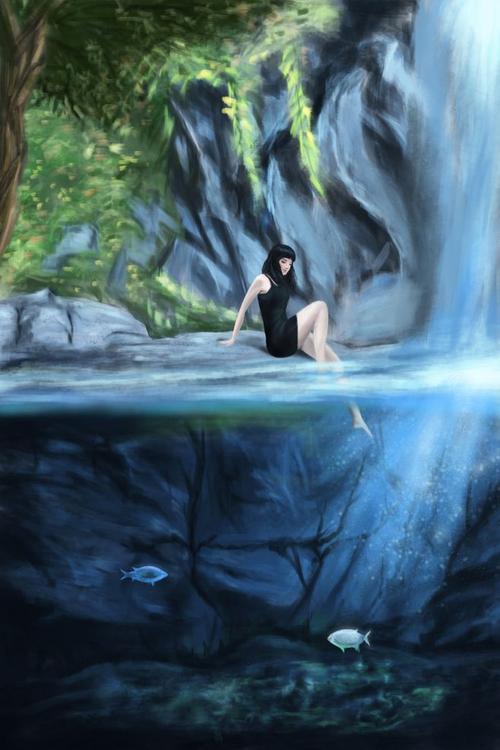 水潭
