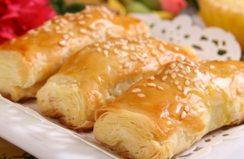 广东传统名点叉烧酥图片