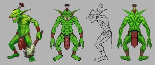 图1:普通哥布林图2:哥布林炸弹兵图3:哥布林飞行兵神魂1,当神魂的