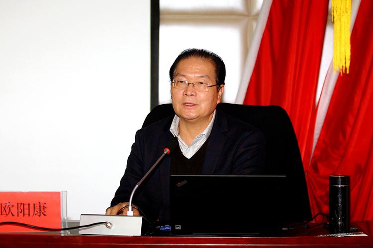 欧阳康教授进行主题宣讲