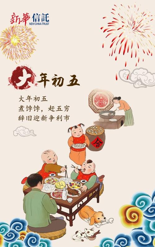 大年初五,赶五穷开利市