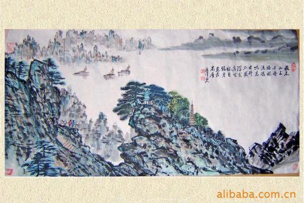 提供夏鹏超老先生字画 可定制 山水画 题词