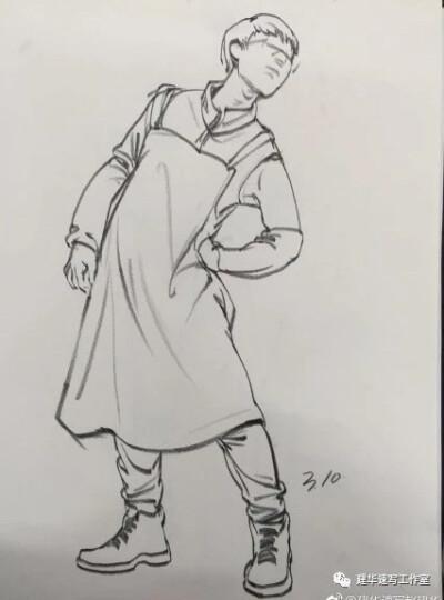 人物速写动态练习