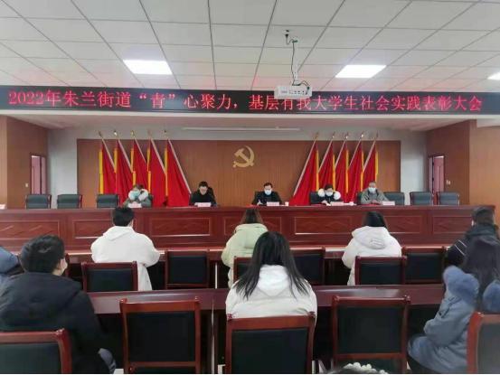 舞钢市朱兰街道表彰优秀大学生志愿者