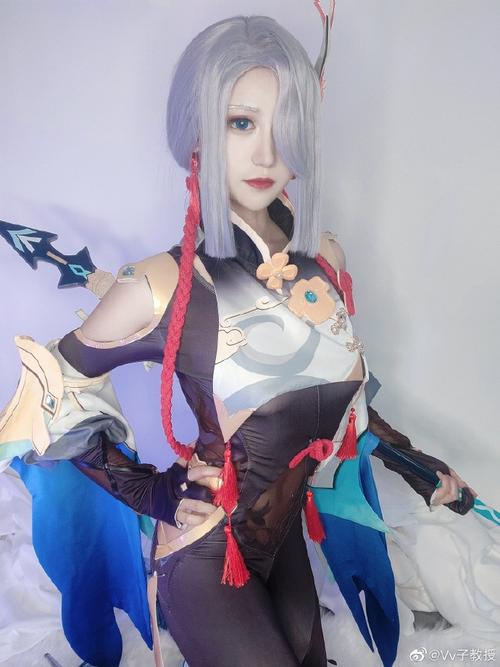 申鹤cos原神超话#原神申鹤#  初五迎财神 财神快来我家门长沙