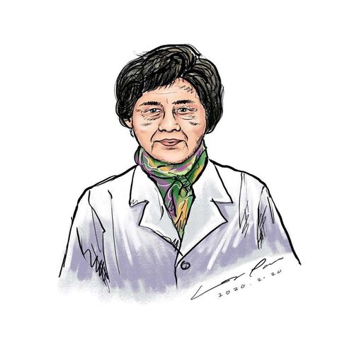 一个七旬老人,一个伟大英雄,一个无畏勇士.——李兰娟院士