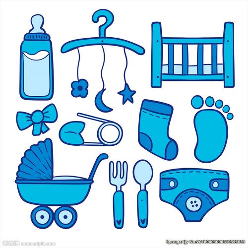 手绘婴儿用品图片