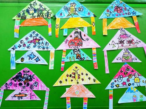 李召幼儿园大班手工活动——《自制风筝》