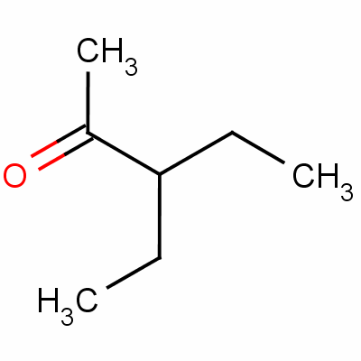 3-乙基-2-戊酮结构式_6137-03-7结构式
