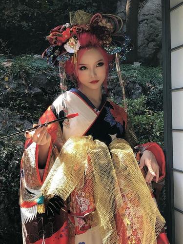 有一种惊艳叫谢安然的"花魁"造型,不仅很精致,还自带故事感