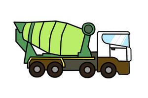 搅拌车简笔画图片_简笔画图片大全