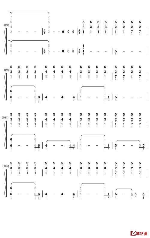 你要相信这不是最后一天钢琴简谱-数字双手-华晨宇