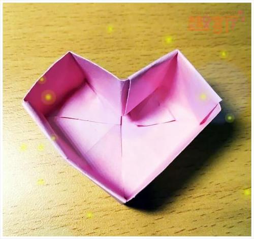 爱心盒子的折纸 简单爱心小盒子折纸图片