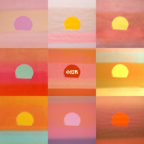 安迪·沃霍尔,他画了472场日落.