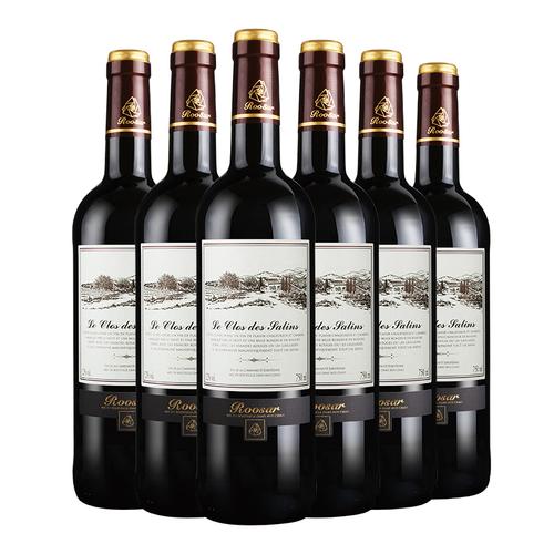 罗莎红酒法国原瓶进口红酒整箱克罗斯干红葡萄酒6瓶750ml*6支