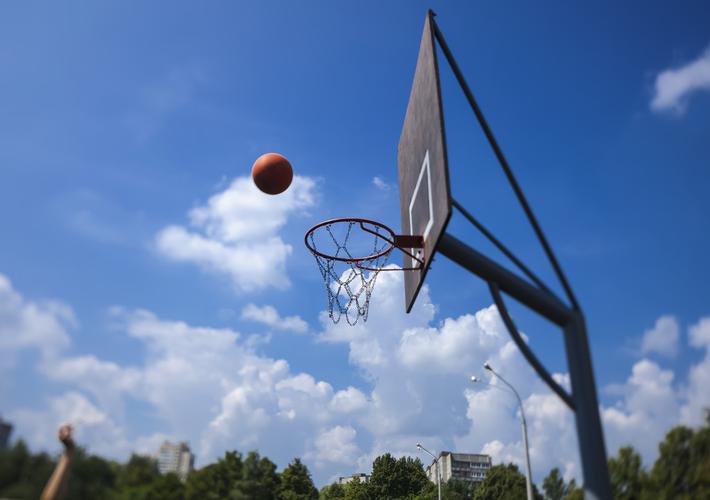 篮球场,天空,街头篮球,球场