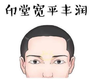 男人有没有出息看他的面相印堂, 若印堂宽阔, 恭喜你今生有财