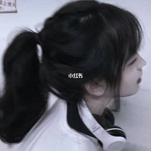 侧脸马尾女生头像_马尾_素材_头像