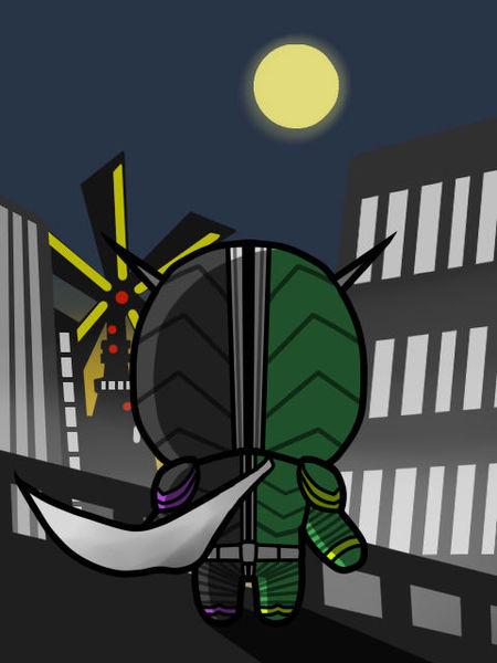 求一张假面骑士w里的风都塔夜景图片,谢谢了,急用