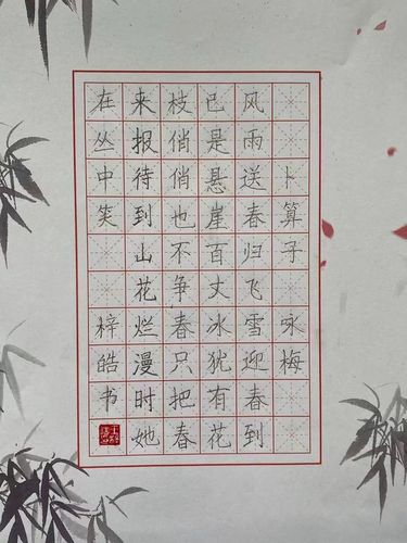 "童心向党 墨韵华章"嘉善县青少年网络硬笔书法大赛入选作品邀请您来