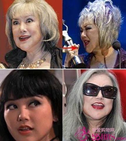 女星整容失败后 王祖贤似女鬼 李小璐脸僵了