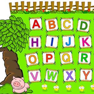 手抄报个国际音标挂图小学生元音辅音墙贴画 48 个 26 英文字母表英语