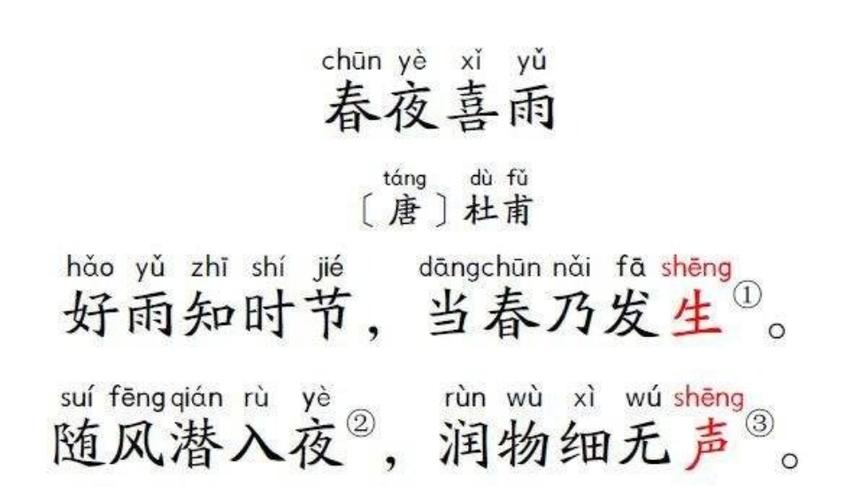 4.16古诗欣赏《春夜喜雨》