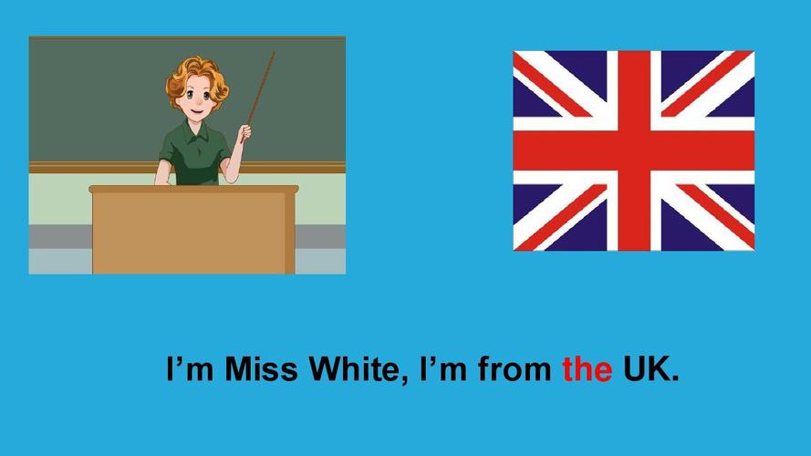 i"m miss white, i"m from the uk.