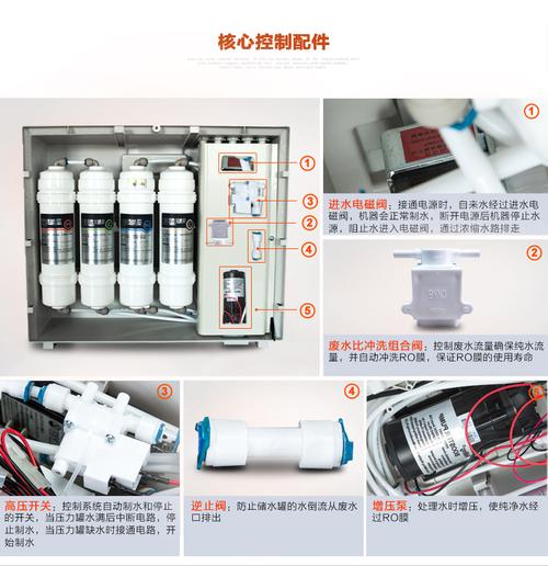 美的mro102c-4净水器家用直饮厨房高端纯水机反渗透中央净水机