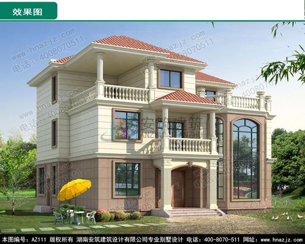 别墅设计图纸|别墅图纸超市|二层别墅设计图|新农村别墅-安筑别墅图纸