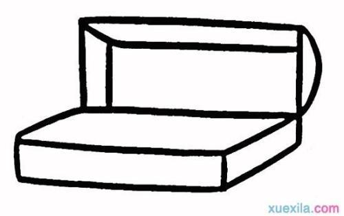文具盒得简笔画教程