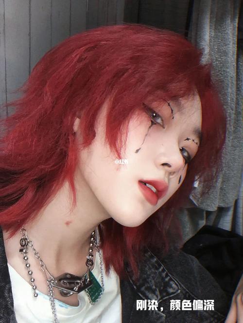 红色头发褪色过程77固色分享_洗发水_掉色_发色_染发_染发膏_固色