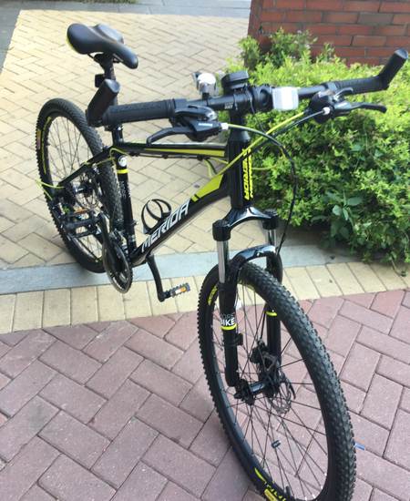 美利达勇士300ds-新车一个月