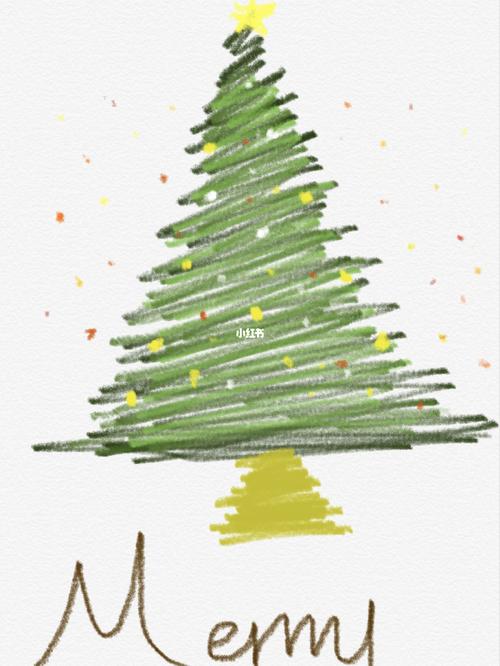手绘圣诞树_圣诞树_手绘_圣诞节去哪玩_涂鸦_圣诞树备忘录手绘_文化