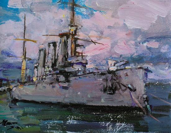 2李金明,阿芙乐尔巡洋舰