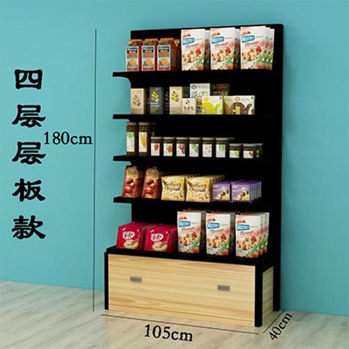 零食货架商店小卖部便利店超市展示货架干果散称休闲小食品展示柜视频