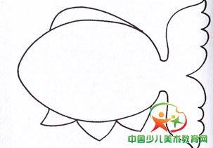 大花鱼/水彩画_中国少儿美术教育网