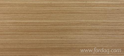 科技木皮(单板), 柚木, 向下刨平