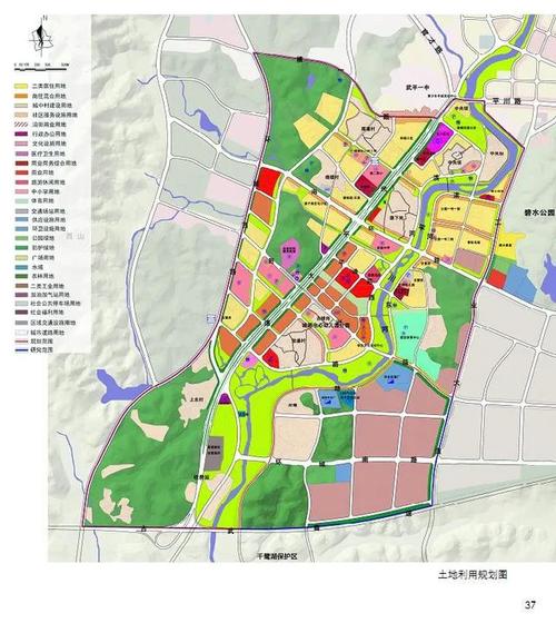 定了武平县城南部片区这样规划